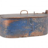 A Country Blue Painted Bentwoo