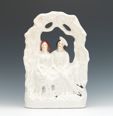 A Couple in an Arbor Depicting a