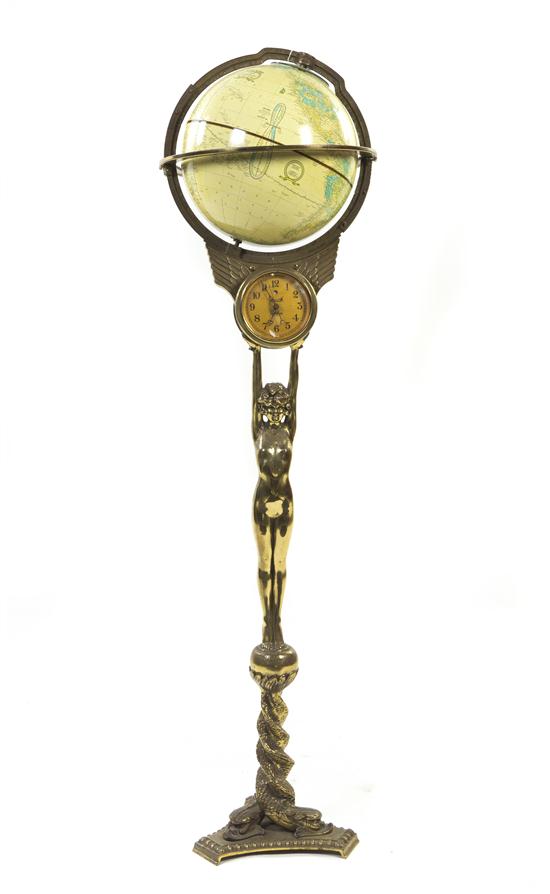 A Crams Library Globe on a
