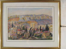 A crayon and pencil Mediterranean