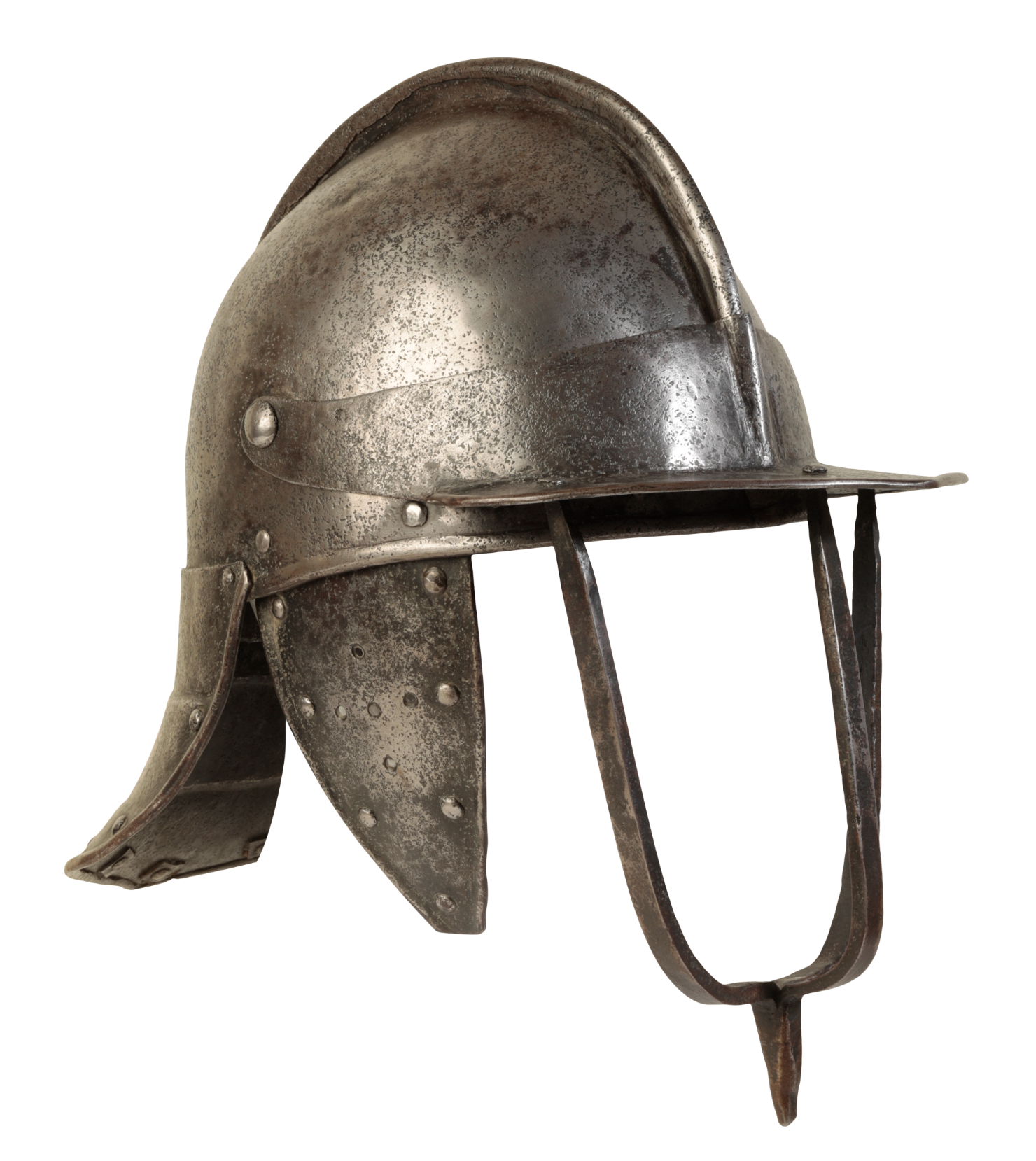 A CROMWELLIAN LOBSTER TAIL HELMET