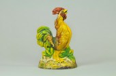 a/ CROWING ROOSTER DOORSTOP De