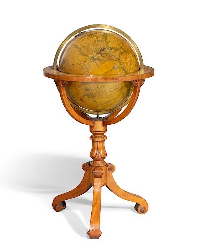 A CRUTCHLEYS TERRESTRIAL GLOBE ON