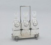 A Crystal Decanter Set with Si