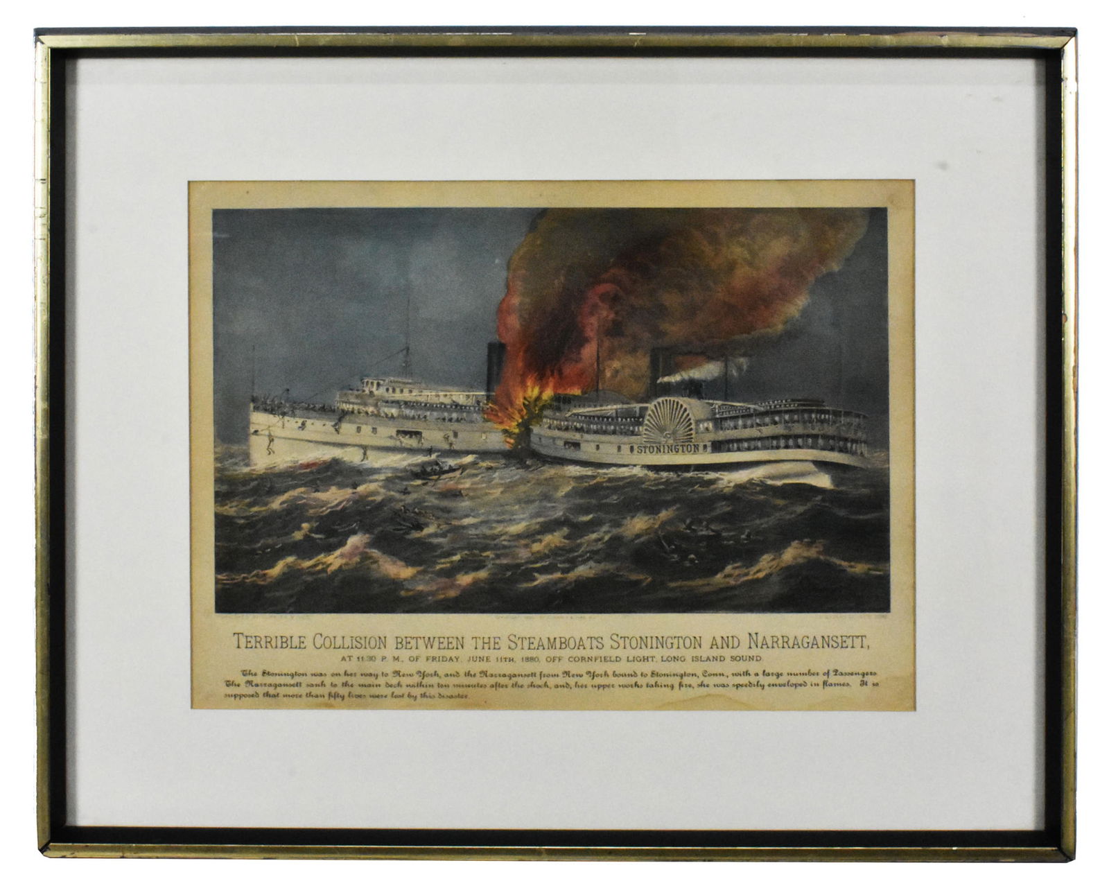 A CURRIER AND IVES 19TH CENTURY