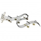 A CURTIS JERE MIXED METAL MUSI