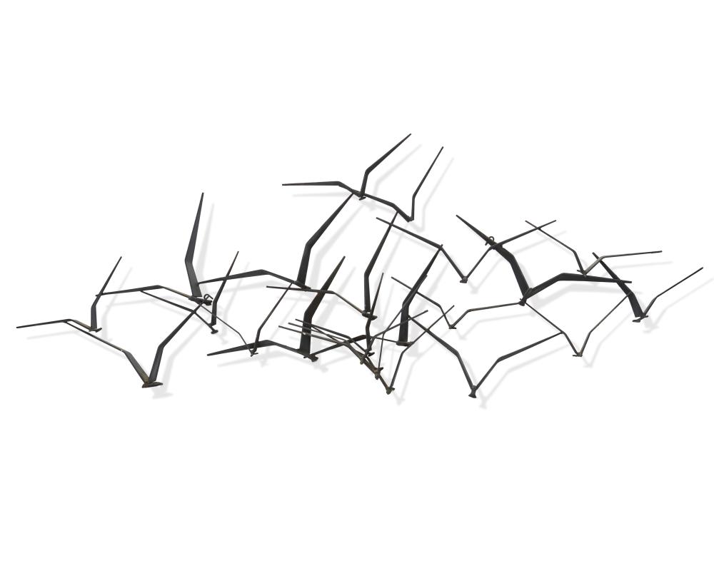 A CURTIS JERé-STYLE PAINTED STEEL