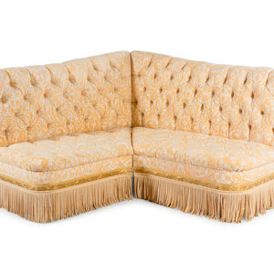 A Custom Button-Tufted Banquette