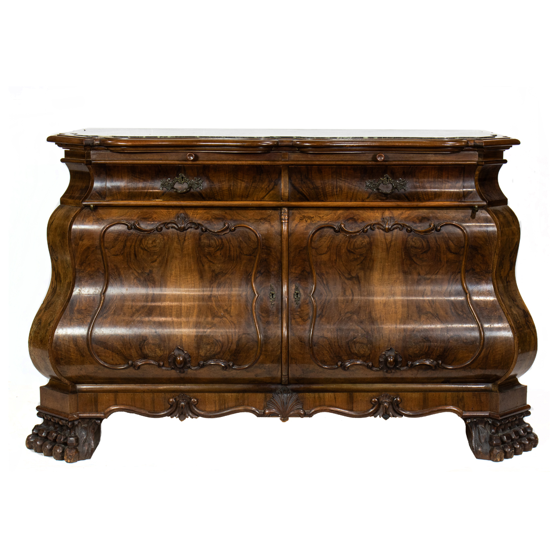 A CUSTOM HIGHLY FIGURED BOMBE