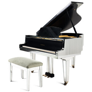 A Custom Yamaha Mirrored Baby Grand