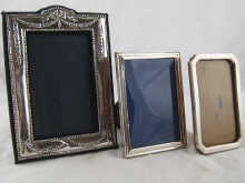 A cut corner photo frame with oak