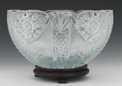A Cut Crystal Center Bowl Russian