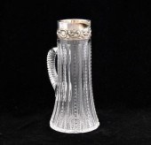 A Cut Crystal Pitcher with Rep