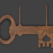 A Cut Sheet Iron Locksmith Tra