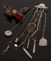 A cut steel chatelaine the tra