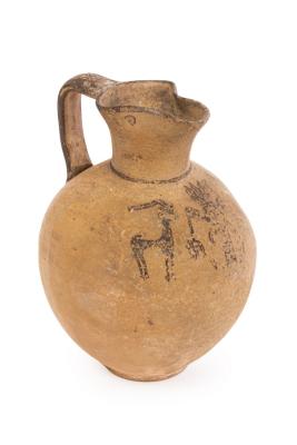 A Cypriot pottery 'Free Field' jug,