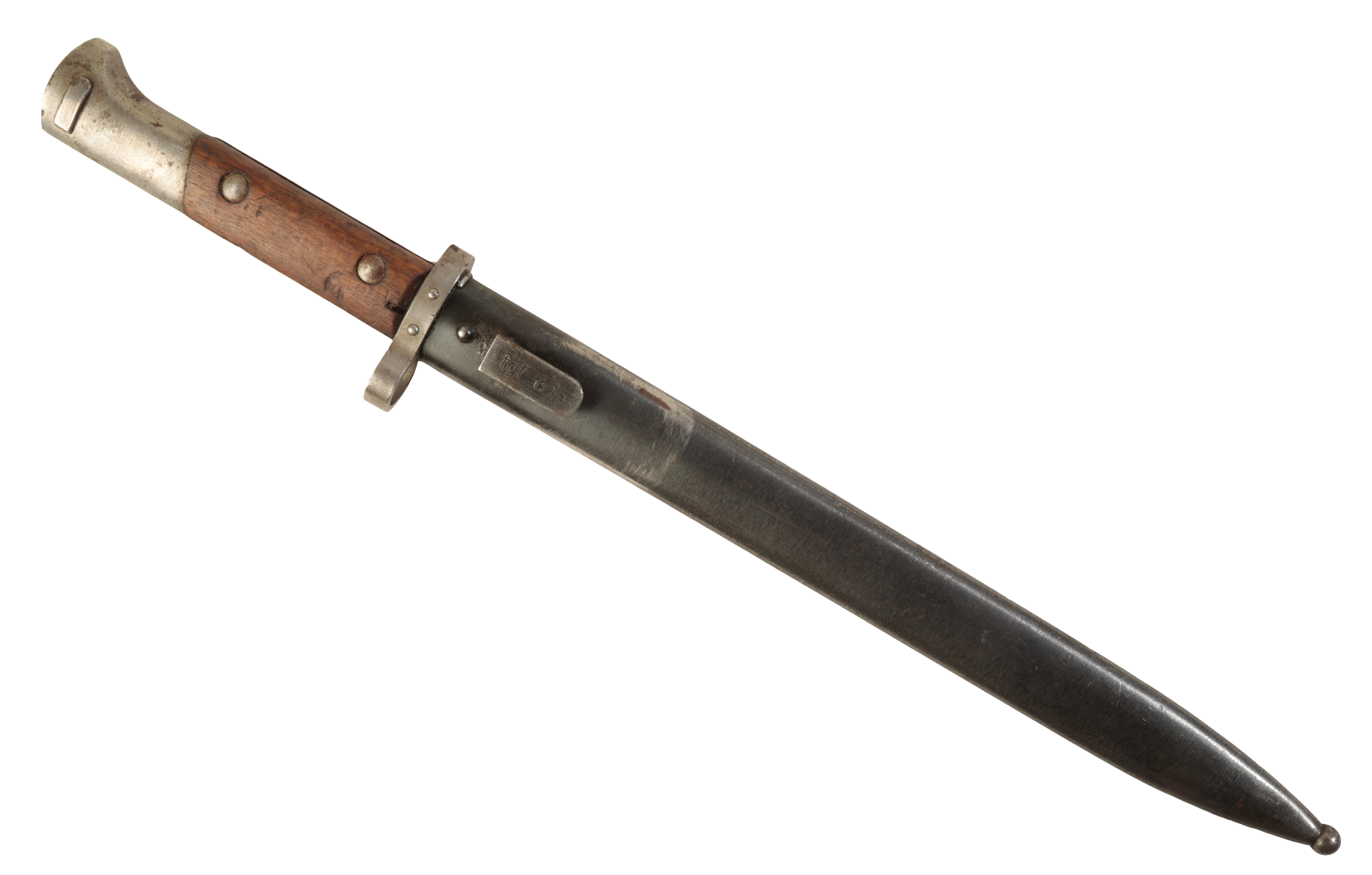 A CZECH MAUSER BAYONET the blade is