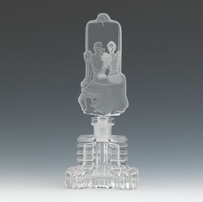 A Czech Republic Glass Perfume