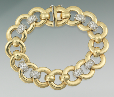 A Damiani 18k Gold and Diamond