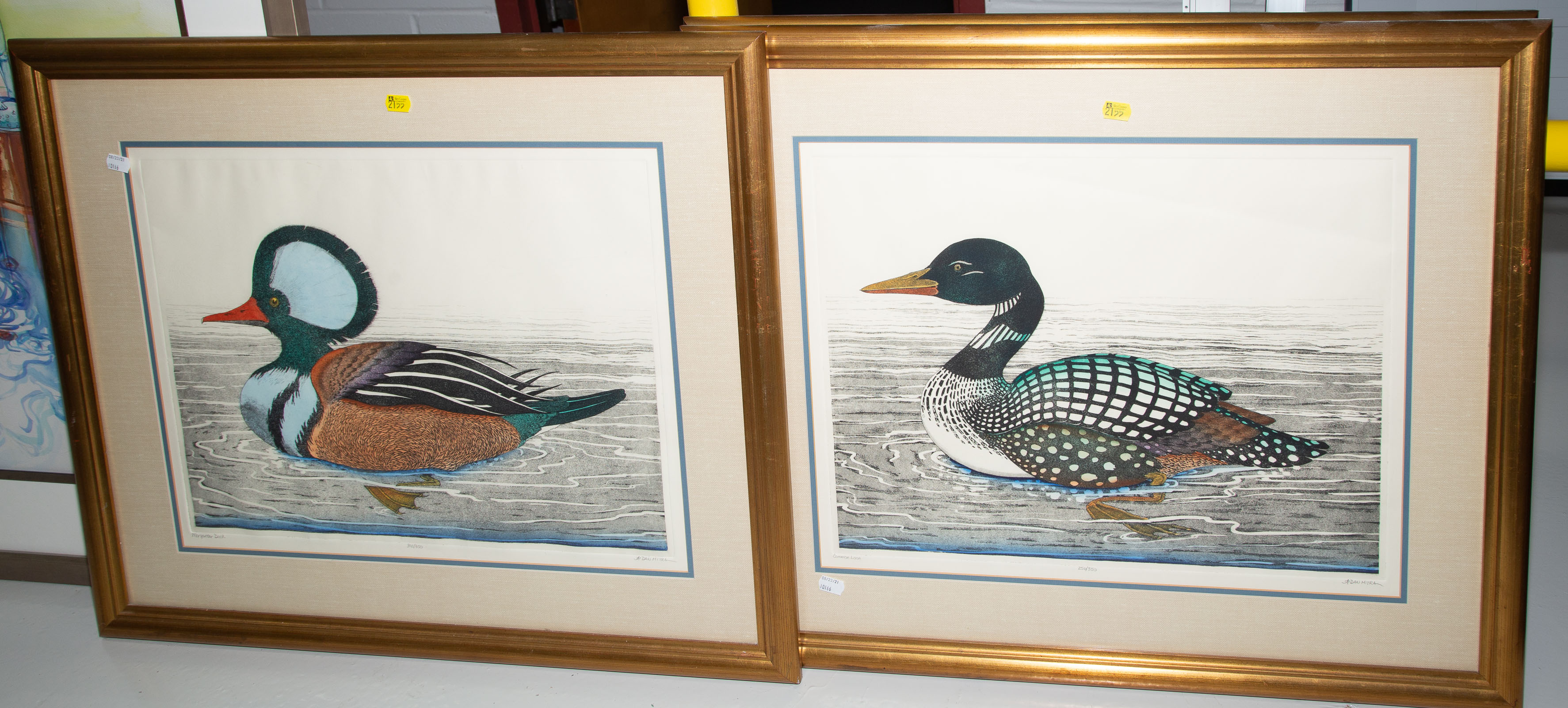 A. DAN MITRA, THREE DUCK PRINTS