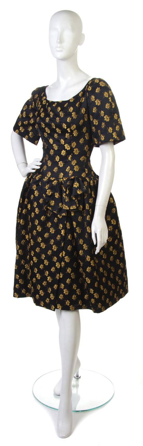 A Dan Werle Black Cocktail Dress