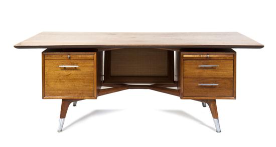A Danish Desk the rectangular top