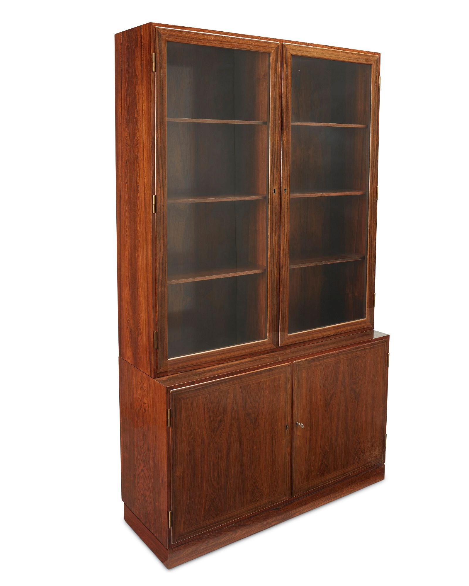 A DANISH MODERN BOOKCASE AND