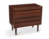 A DANISH MODERN ROSEWOOD CHEST