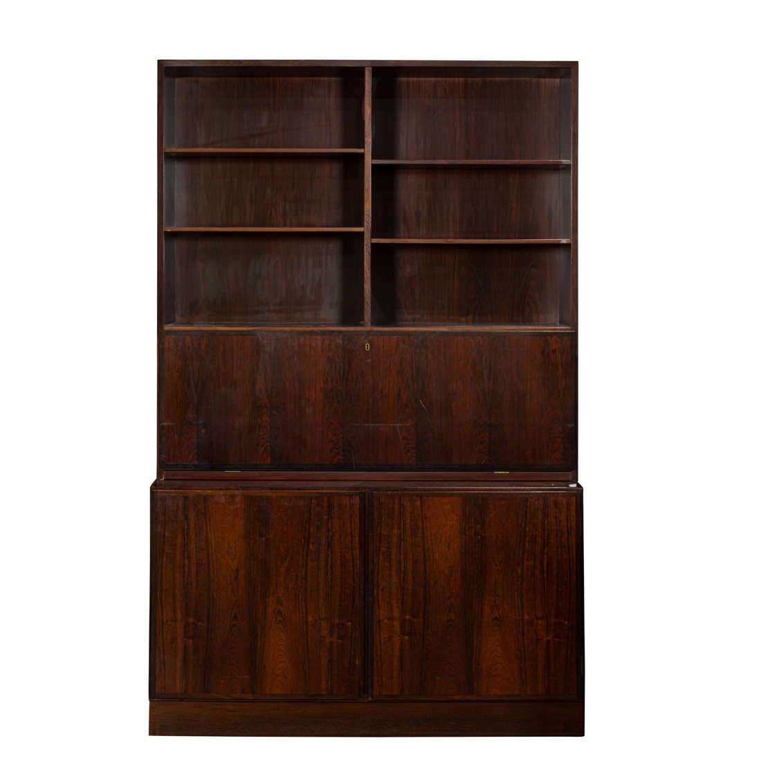 A DANISH MODERN ROSEWOOD VENEERED