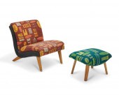 A DANISH MODERN SLIPPER LOUNGE