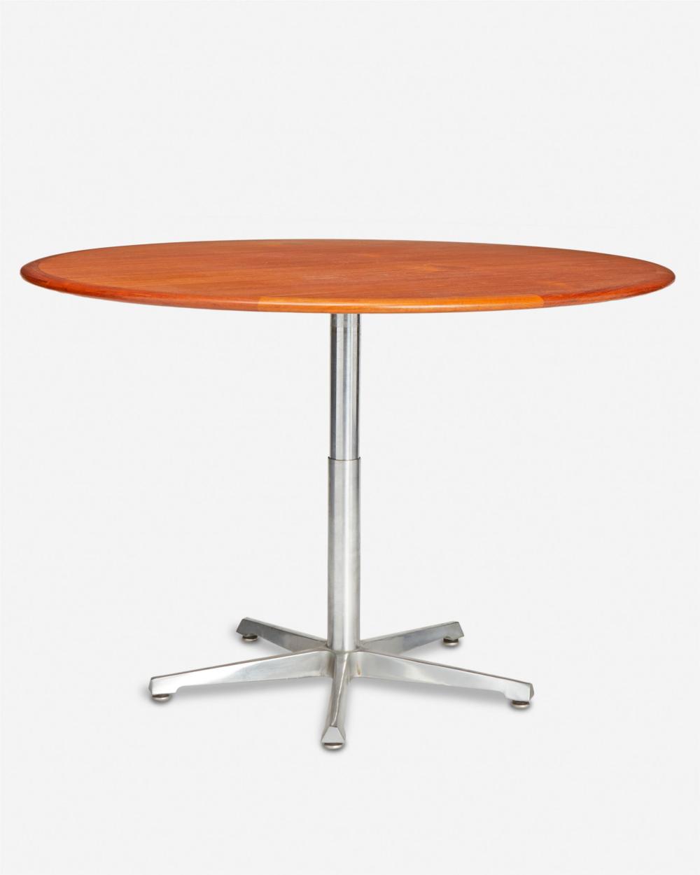 A DANISH MODERN TEAK AND METAL