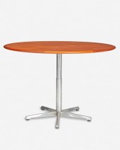 A DANISH MODERN TEAK AND METAL