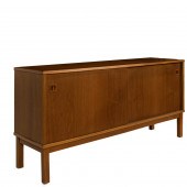 A DANISH MODERN TEAK SIDEBOARD