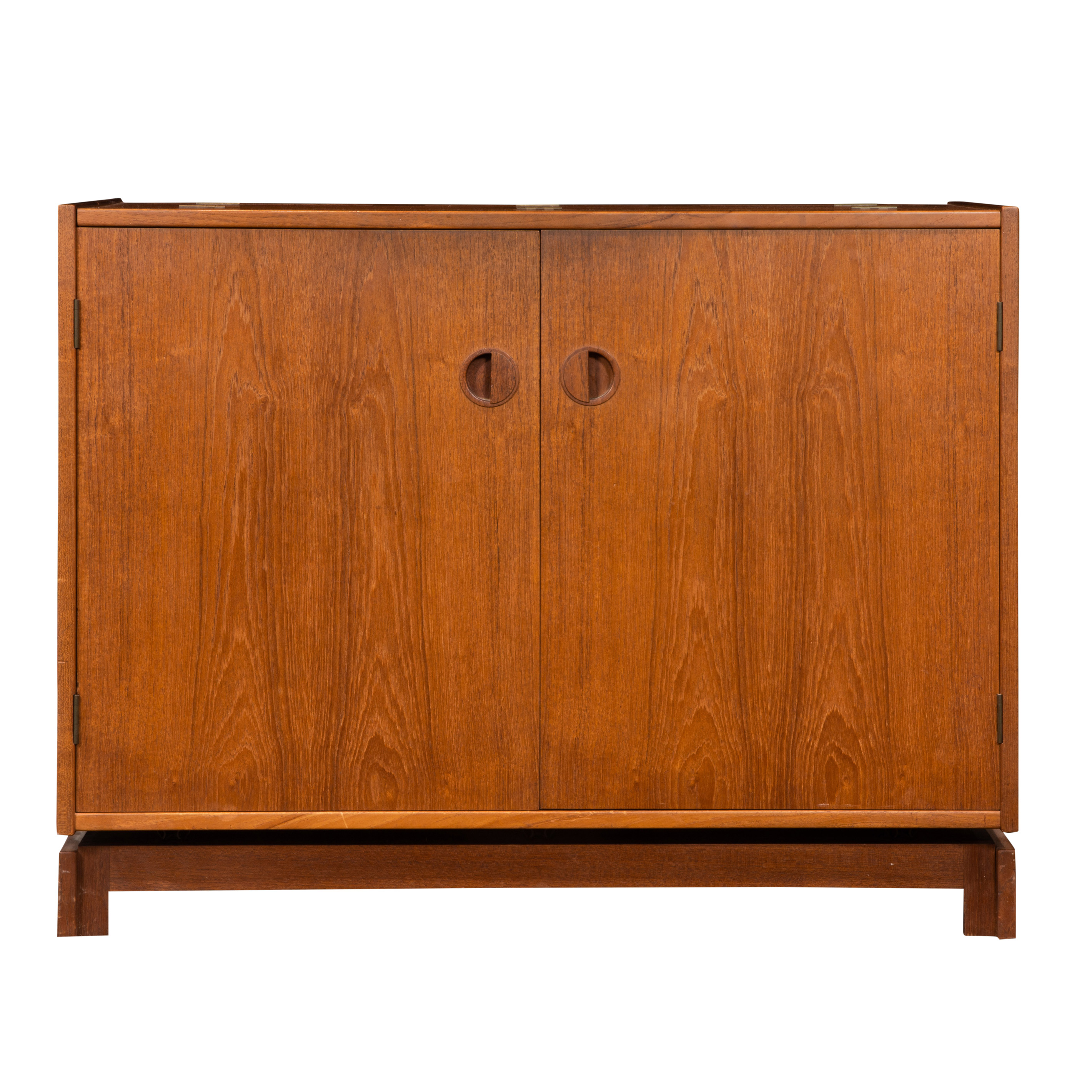 A DANISH MODERN TEAK STEREO CABINET