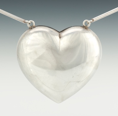 A Danish Oversized Heart Sterling