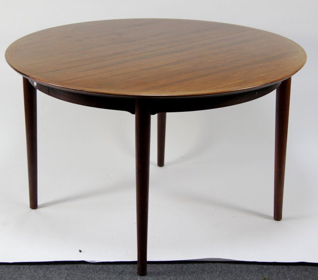 A Danish rosewood dining table