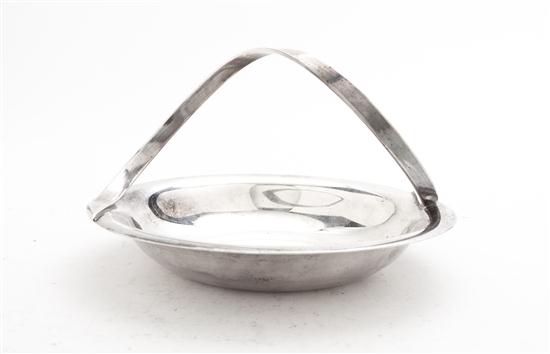 A Danish Silver Basket E.