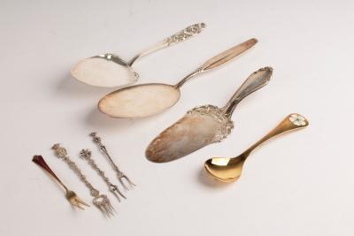 A Danish silver gilt spoon, Georg