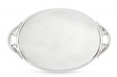 A DANISH SILVER TRAY, HOLGER R
