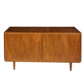 A DANISH TEAK CREDENZA DANISH