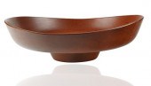 A DANISH WOODEN MODERNIST BOWL