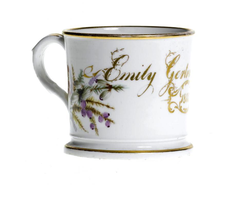 A DATED SAMPSON HANCOCK MUG