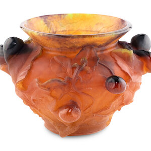 A Daum Les Figues Pâte-de-Verre