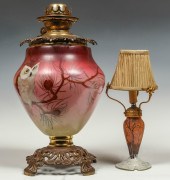 A DAUM NANCY ENAMELED SNOW SCE