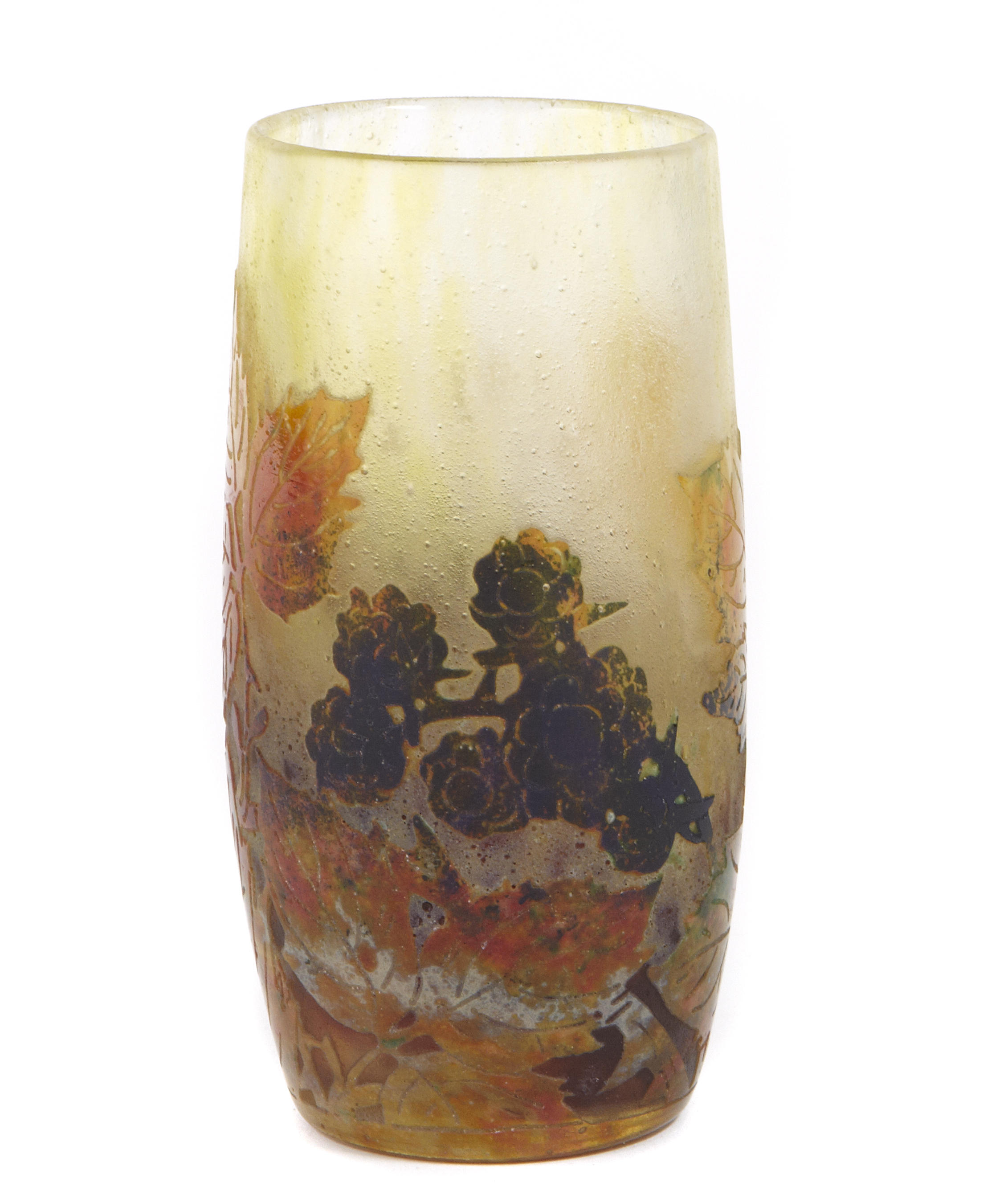 A Daum Nancy vitrified cameo