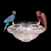 A DAUM PATE DE VERRE, CLEAR GL