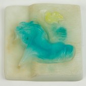 A DAUM PATE DE VERRE AURORE PL