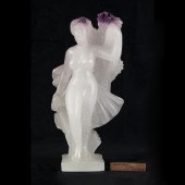 A DAUM PATE DE VERRE PASTORALE