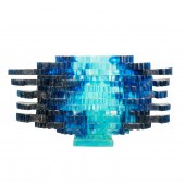 A DAUM PATE DE VERRE ABSTRACT