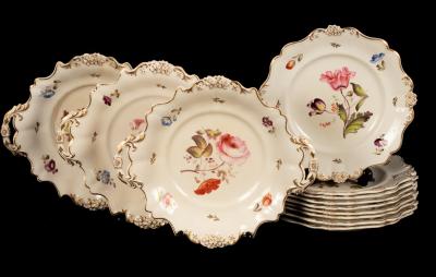 A Davenport part dessert service,